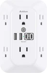 Addtam Surge Protector Extender, 6-OUTLET Splitter With 4 Usb Wall Charge. Fixed Price $11.70.