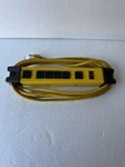 Industrial Yellow Power Strip 8 Outlet 15A 120V Wall Mount Switch. Fixed Price $29.99.