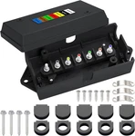 Cheemuii 7 Way Trailer Junction Weatherproof Pin Box,. Fixed Price $13.09.