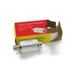 Cable Tv In-line Coaxial Surge Protector Silver. Fixed Price $6.55.