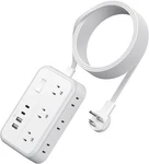Extension Cord 15 Ft, Power Strip With 6 Outlets 4 Usb CHARGER(2 Port), Fl. Fixed Price $39.95.
