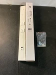 American Lighting ATOM-120V-18-WH 18" White Undercabinet Low Profile Power Strip. Fixed Price $50.99.