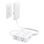 Trond Flat Outlet Cover Extender - 6FT Extension Cord With 8 And 4. Fixed Price $32.80.