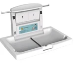 Plussen X1002 Commercial Baby Changing Station Wall Mounted Fold Down White. Fixed Price $109.99.