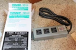 Waber Industrial Multiple Power Strip, 3-OUTLETS, 6FT Cord (3SP), Gray. Fixed Price $32.99.