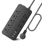 1250W/10A In Power Strip Usb Type-c Multi Plug Outlet Extension Cord 3.77FT. Fixed Price $18.99.