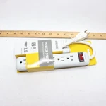 Prime Wire & Cable 6-OUTLET Power Strip With 14-3 Sjt White 1.5-FEET Cord. Fixed Price $6.77.