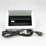 Byrne Ellora In Surface Power Box - BE02511C Conference Table Silver. Fixed Price $44.99.