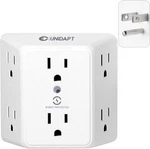Unidapt 6 Outlet Wall Plug Extender 1-PACK, Surge Protector Power Strip 900J.... Fixed Price $20.88.