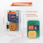 Etl Listed Bxst Refrigerator Surge Protector, One Outlet Wall Plug Adjustable V. Fixed Price $12.99.
