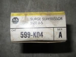 Allen-bradley 599-KO4 Size 0-5 Surge Suppressor. Fixed Price $32.54.