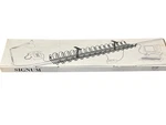 Ikea Signum Under Desk Cable Management Rack Silver New Open Box. Fixed Price $28.00.