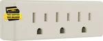 Ge 3-OUTLET Extender, Grounded Wall Tap, 3-PRONG, Multiple Plug, Power Splitter,. Fixed Price $10.44.