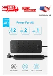 Anker Power Strip Surge Protector (2100J), 12 Outlets With Usb And. Fixed Price $27.99.