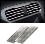 20PCS Car Air Conditioner Decoration Strip, Auto Vent Outlet Chrome Diy Trim. Fixed Price $13.95.