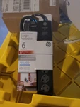 6-OUTLET Surge Protector, 6' Cord, Black. Fixed Price $14.99.