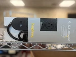 5 Outlet Power Strip In Black 6FT Cord By Heyday New Damage Box. Fixed Price $10.00.