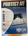 New Tripp Lite 3-OUTLET Surge Protector Power Strip W/ 2-PORT Usb Charging White. Fixed Price $59.00.