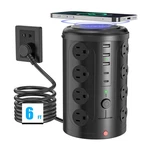 Surge Protector Power Strip - Desk Charging Station With 15W Wireless Charger.... Fixed Price $48.70.