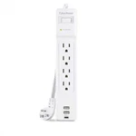 CYBERPOWER5 Ft. 2 Usb-a, Usb-c 1500J 4-OUTLET Surge Protector. Fixed Price $17.76.
