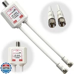 Groword 2-WAY Coaxial Cable Splitter, 5-2500MHZ Catv Wit. Fixed Price $20.00.