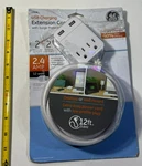 General Electric Usb Charging 12FT Extension Cord Surge Protection Outlets. Fixed Price $23.66.