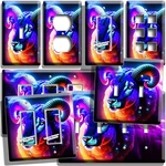 Colorful Ram Aries Zodiac Sign Light Switch Outlet Wall Plates Wild Nature Decor. Fixed Price $21.99.
