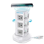 Power Strips Surge Protector 1800J, Tower With 15W Wireless Charg.... Fixed Price $71.32.