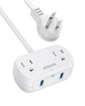 Anker Extension Cord Mini Power Strip With Ports 2 Outlets And Usb-a. Fixed Price $26.63.