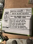 Leviton MGFN2-HGW Self-test Gfci Receptacle Amp 125 Volt Nema 5-20R. Fixed Price $10.00.