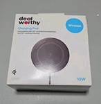 10W Qi Charging Pad Dealworthy Black: Usb-c Wireless Charger. Fixed Price $9.99.