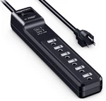 Surge Protector Power Strip With Outlets, 2 Usb Ports, 1000 Joule, 6-FOOT Cord. Fixed Price $23.99.