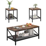 Vevor Pieces Living Room Sets 41.3 Coffee With 2 End. Fixed Price $130.99.