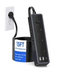 Flat Extension Cord 15 Ft Surge Protector Power Strip With 9 Widely Outle. Fixed Price $44.19.