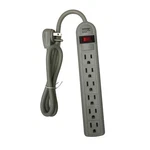 Electric Power Strip 6-OUTLET 3 Ft W/circuit Breaker Angle Plug. Fixed Price $13.99.