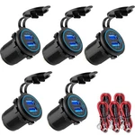 5 Pack Quick Charge 12V Usb Outlet, Qidoe Waterproof QC3.0 Dual Power.... Fixed Price $54.60.