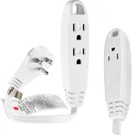 1 Feet 3 Outlet Power Strip Short Extension Cord Low-profile Flat Plug Adapter. Fixed Price $10.98.