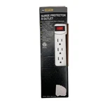 Essentials 6 Outlet On / Off Switch 2.5 Ft Indoor Use Surge Protector Plug. Fixed Price $12.00.