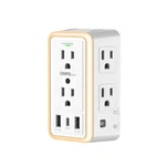 Usb Wall Charger Surge Protector, Super Electro 6 Outlet Extender With 3 .... Fixed Price $22.82.
