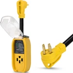 S7 Rv Surge Protector Amp Waterproof, 9500J Upgraded Power Wi. Fixed Price $57.99.