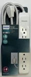 Philips Home Power Elite Surge Protector With Braided Cord 6 Outlets 1080 Joules. Fixed Price $6.49.