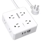 Ondog 6 Ft Extension Cord Power Strip With 4 Usb Ports Widely Surge Protector.... Fixed Price $22.29.