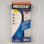 Tripp Lite SUPER7COAX Outlet Surge Protector 2350J 7FT Cord A/v New. Fixed Price $19.99.