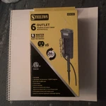 Steelton 6 Outlet Outdoor Power Stake Timer Black Water Resistant Grounded. Fixed Price $18.99.