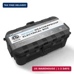 Flemoon Medium Outdoor Electrical Box, Etl Certified IP54 Waterproof Extension. Fixed Price $33.06.