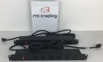Lot Of 4 Wiremold J60B2B-90 Rack Mount Power Strip Outlet 15A. Fixed Price $79.19.