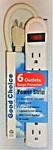 Good Choice 6 Outlets Power Strip Surge Protector, 1.5 Ft. 14/3 Awg Cord #. Fixed Price $11.95.