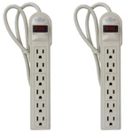 Sunlite 41546-SU Pack Power Strip With Surge Protection, 270 Joules, 6-OUTL.... Fixed Price $39.34.
