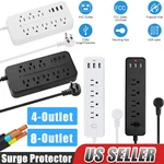Multi Outlet Surge Protector Usb Charging Power Strip Extension Cord Flat Plug. Fixed Price $15.55.