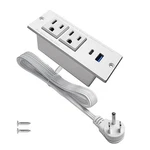 Usb Recessed Power Strip Fast Charge Desktop Station PD20W QC18W. Fixed Price $24.44.